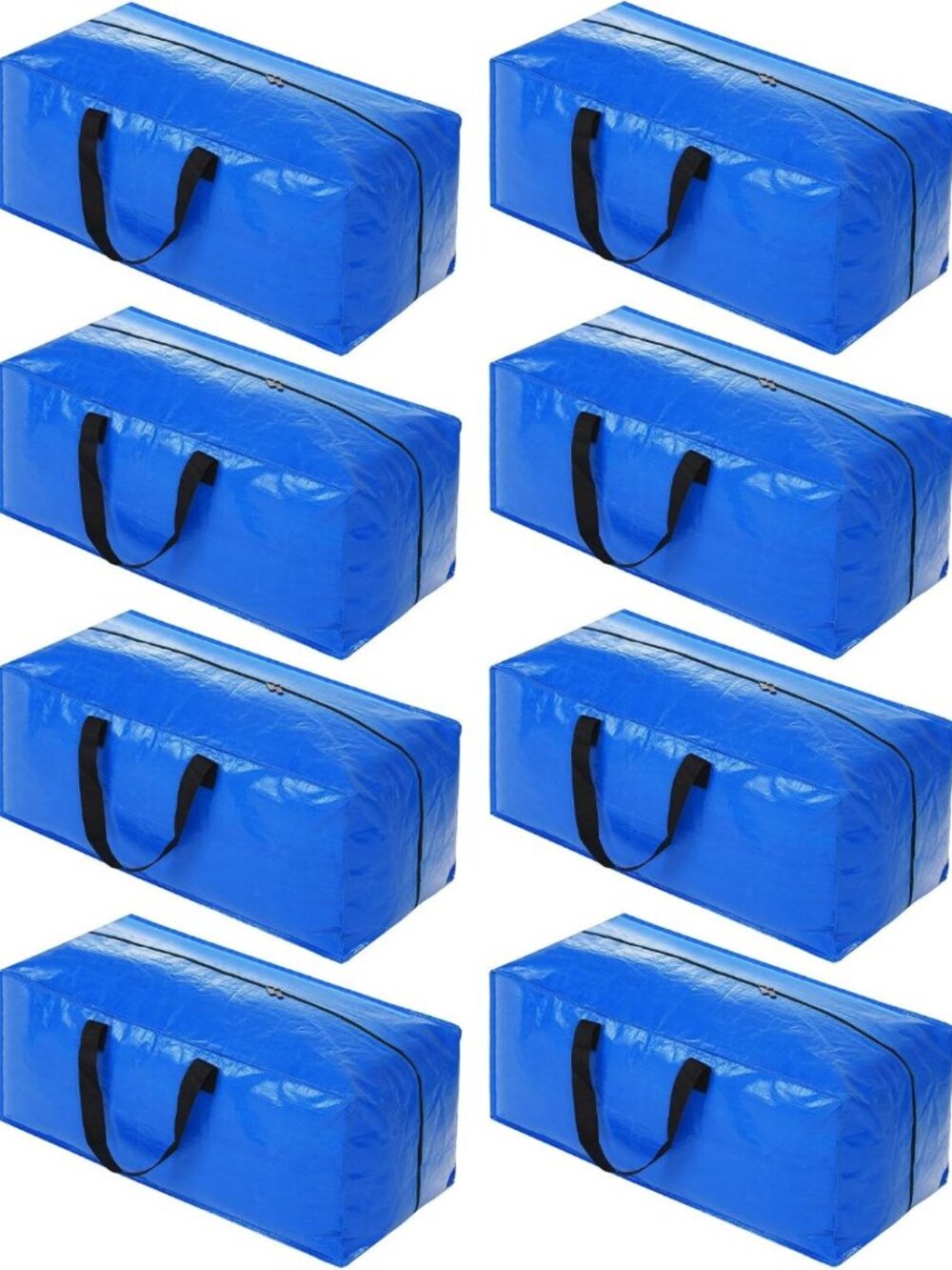 Extra Large Heavy Duty Moving Bags with Strong Zipper & Backpack Handles